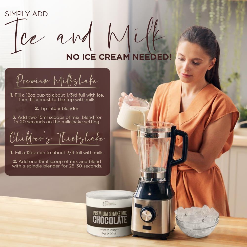 Indulgence Collection Premium Shake Mix - Chocolate 1x1kg photo 4